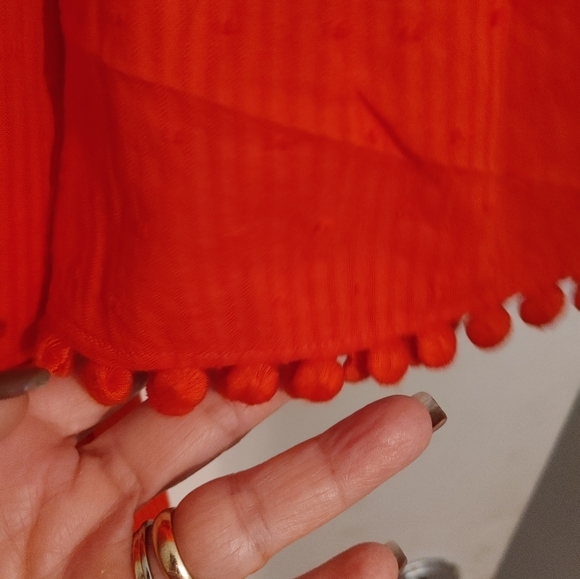 Madewell Peekaboo Pom-Pom Top SZ.XS - Picture 7 of 10